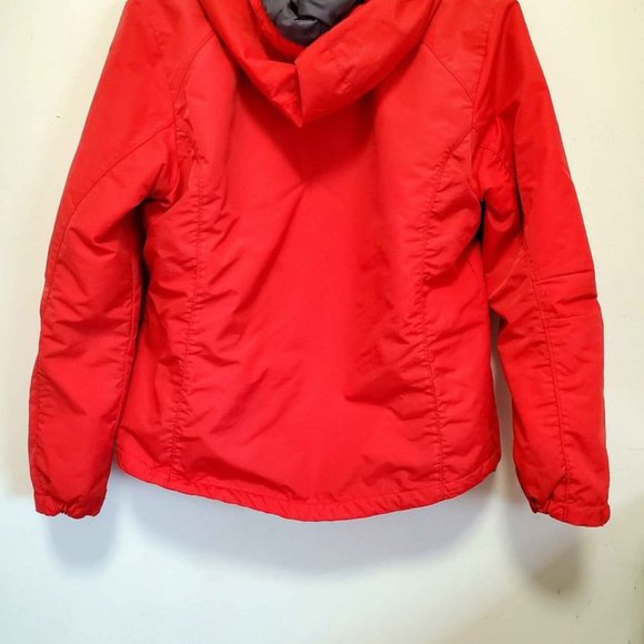 Eddie Bauer Large Ski Jacket that can adapt to changing weather all season.RED - Picture 4 of 8
